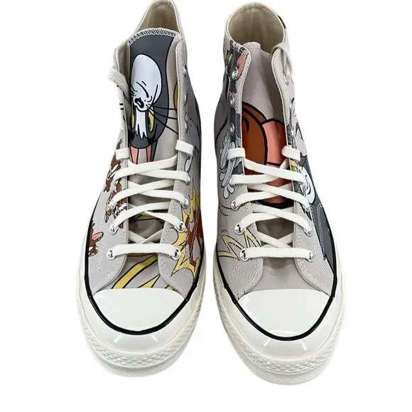 Converse x Tom and Jerry Chuck 70 Limited Edition Hightop Sneakers Shoes Size 13